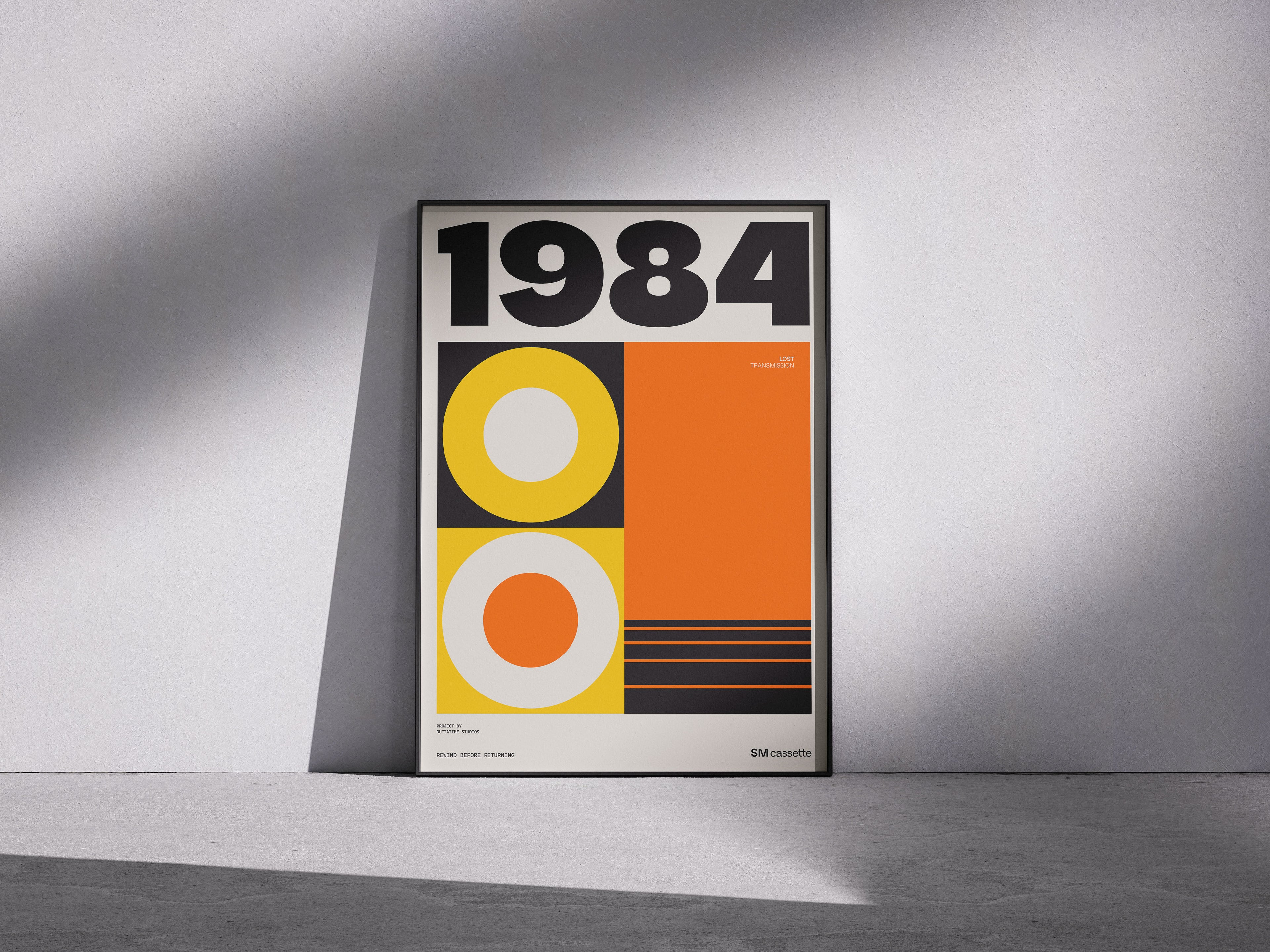 Retro 1984 Poster | Vintage-Inspired Wall Art | Semi-Glossy Print