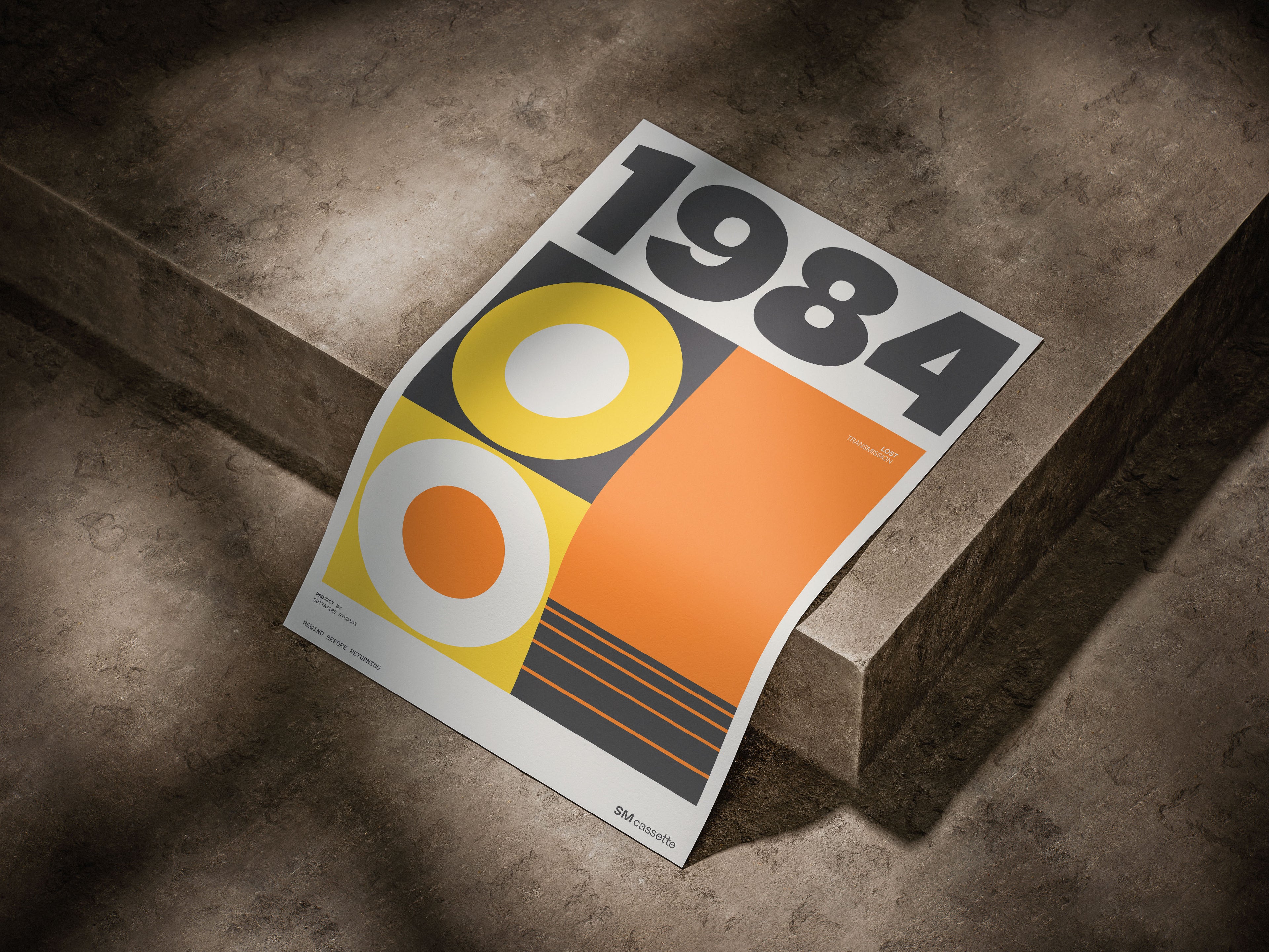 Retro 1984 Poster | Vintage-Inspired Wall Art | Semi-Glossy Print